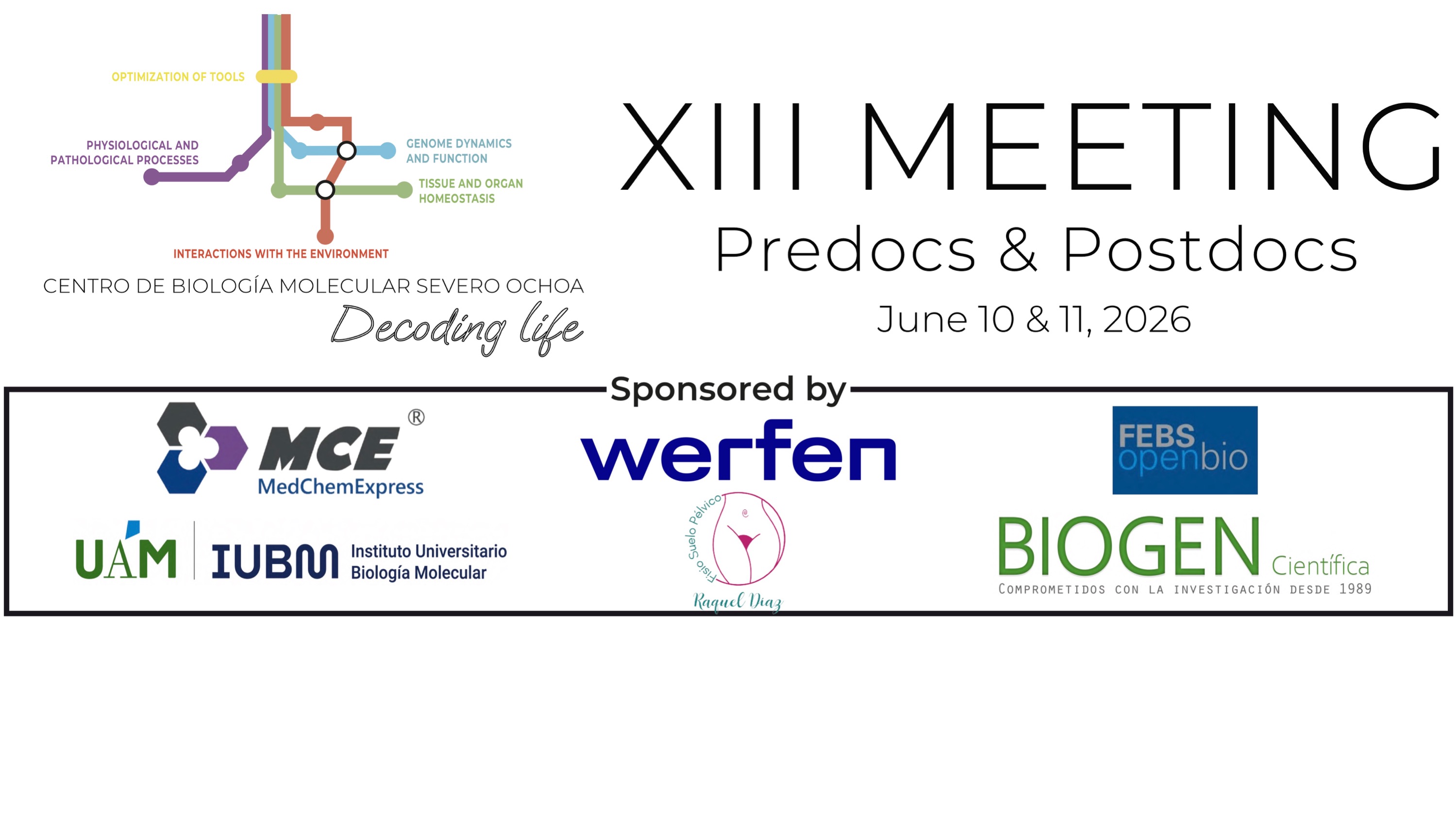 IUBM participates again at the Pre&Postdoc CBM Meeting